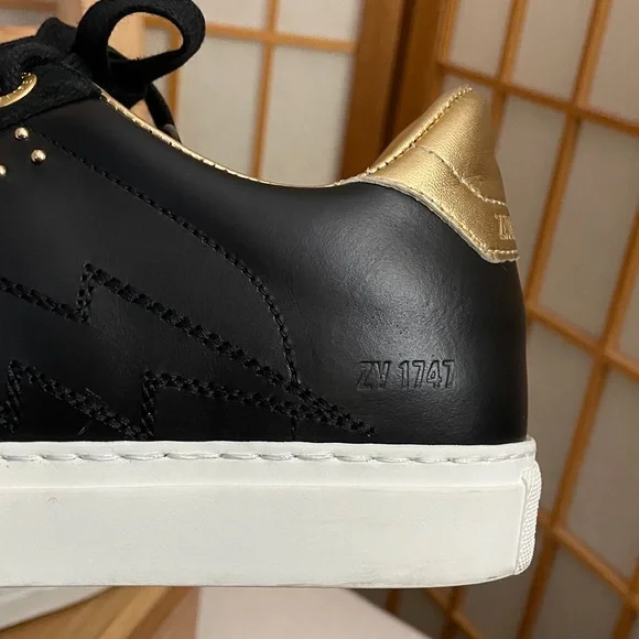 Zadig & Voltaire ZV1747 Studded Sneakers US 7 / EU 38 - Picture 11 of 17